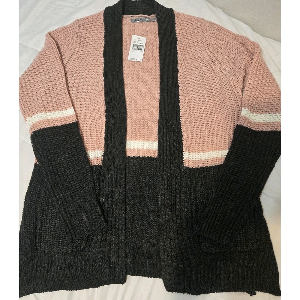 Jason Maxwell Chunky Knit Cardigan Size Petite Large NWT